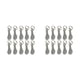 thumbnail image 1 of Ounissouiy Llavero de acero inoxidable de 10 piezas, llavero portátil, llavero de cintura, regalos, llaves, carrito de la compra, soporte para Type2 NO2, 1 of 6