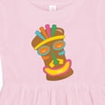 thumbnail image 4 of Inktastic Happy Tiki Face Girls Baby Dress, 4 of 5