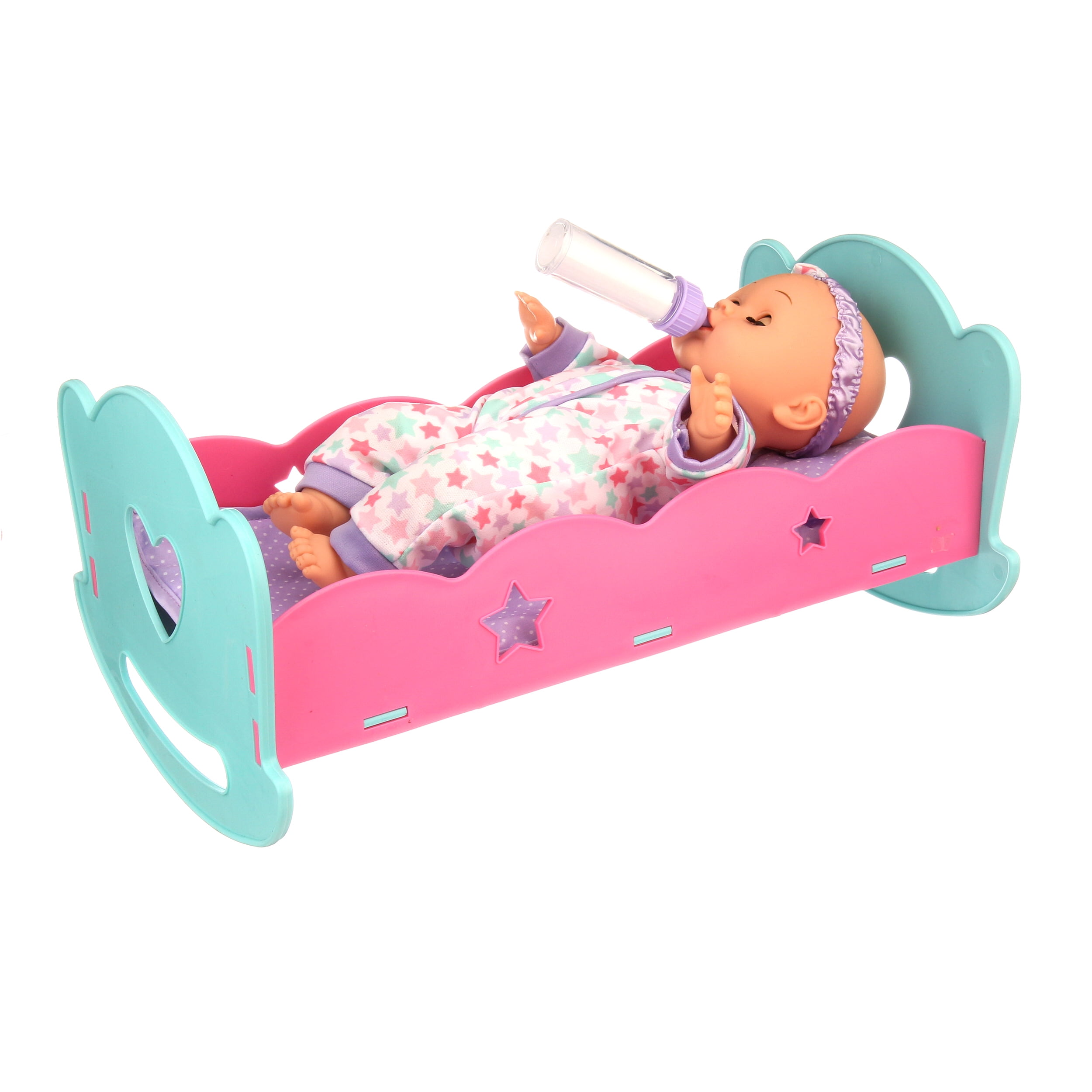 My Sweet Love 12 Baby Doll Rocking Crib With Sound Designed For Ages 3 And Up Walmart Com Walmart Com
