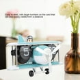 thumbnail image 3 of Flip Desk Clock, 12 Hours Auto Flip Clock Airplane Flip Down Clock Table Clock Retro Battery Powered Tabletop Clock Page Turning Clock for Living Room Bedroom Study Office, 3 of 7