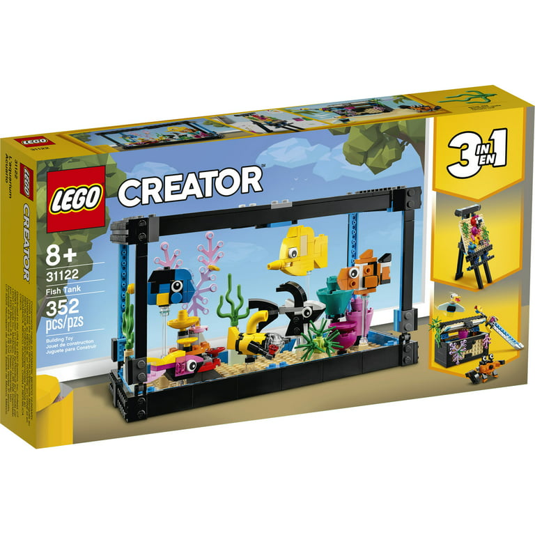 Nathaniel Ward Mission rørledning LEGO Creator 3in1 Fish Tank 31122 BuildingToy; Great Gift for Kids (352  Pieces) - Walmart.com