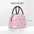 thumbnail image 2 of Disketp Hand Drawn Strawberry Bolsa Térmica para Almuerzo, Lonchera con Abertura Amplia y Gran Capacidad, Organizador Reutilizable para Mujeres, Hombres y Adultos, 2 of 6