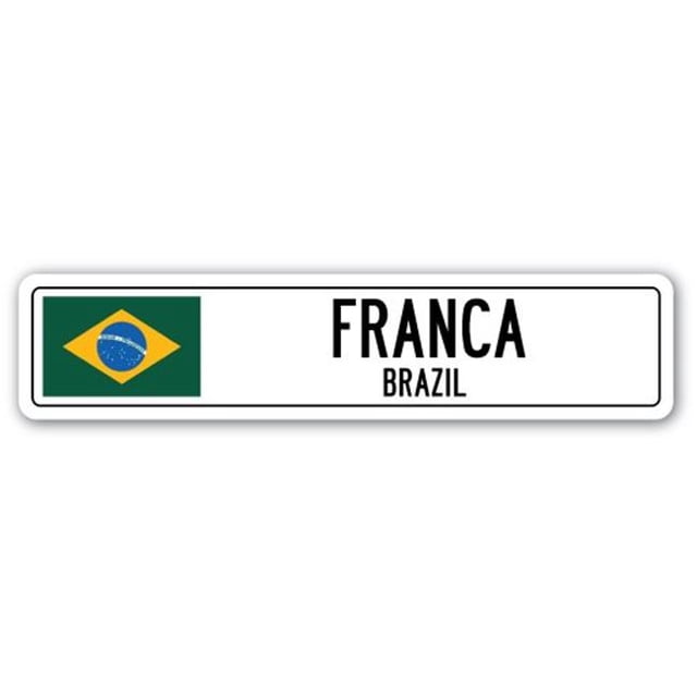 SignMission SSC-Franca Br Street Sign - Franca, Brazil