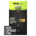 thumbnail image 1 of GilletteLabs with Exfoliating Bar by Gillette Razor for Men, Gold Edition - 1 Handle, 2 Razor Blade Refills, Includes Premium Magnetic Stand, 1 of 9
