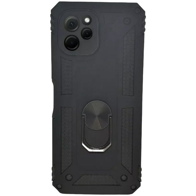 Funda Uso Rudo Cely Vesmir Para Huawei Nova Y61 Negro Más 2 Micas De Cristal