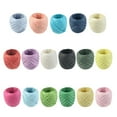 thumbnail image 4 of 1 Roll Paper Ribbon Wear-resistant Multi-Purpose 17 Colors Raffia Ribbon Paper Rope for Gift Pink Paper, 4 of 6