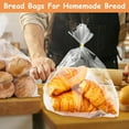 thumbnail image 6 of Fusion Bread Bags with Ties, 72 Pack Clear Bread Bags for Homemade Bread and 100 Ties, Adjustable Reusable Plastic Bread Bags, Bread Loaf Bags for Home Bakers and Bakery Owners, 6 of 7