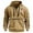 Khaki, variant on XIAONU Mens Hoodies Kangaroo Pocket Half Zipper Hooded Sweatshirts Vintage Loose Fit Long Sleeves Pullover Hoodie