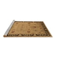 thumbnail image 2 of Ahgly Company Machine Washable Indoor Square Oriental Brown Industrial Area Rugs, 8' Square, 2 of 4