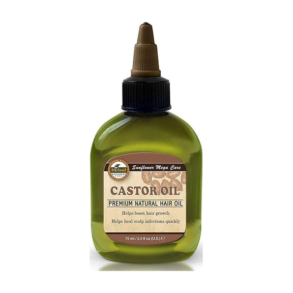 Difeel Castor Premium Hair Oil - 2.5 oz - 2 Pack