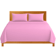 thumbnail image 1 of Sábanas King Size Lisas We2 Dream 100% Algodón Color Rosa Magnolia 4 Piezas, 1 of 10