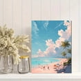 thumbnail image 2 of Tropical Beach Landscape Canvas Print, Suitable for Living Room, Bedroom, Bathroom, Office, Beach House, Coastal Decor, 2 of 8