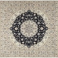 thumbnail image 1 of Ahgly Company Machine Washable Indoor Rectangle Traditional Carbon Gray Area Rugs, 7' x 10', 1 of 7