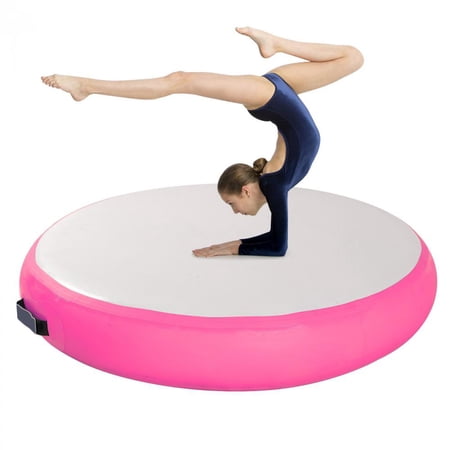 Air Mat, Tumble Track Thick Inflatable Gymnastics Air Mat Tumbling Track with Electric Pump for Great Birthday Gift,39.37"x7.87"