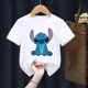 thumbnail image 3 of Camiseta infantil de Disney Lilo Stitch, camiseta kawaii, ropa informal de dibujos animados de anime para niños, camiseta para niñas y niños, camiseta de moda Y2K, 3 of 5