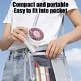 thumbnail image 7 of Weloille USB Foldable Portable Fan 1 Piece, with 1 USB Cable, Ultra Quiet 3 Speed Adjustable Cooling Fan, Lightweight Compact Storage Fan for Home Office Travel Camping Outdoor, 7 of 7