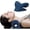 lake blue, variant on Neck and Shoulder Relaxer;  Cervical Traction Device for TMJ Pain Relief and Cervical Spine Alignment;  Chiropractic Pillow Neck Stretcher(Blue)