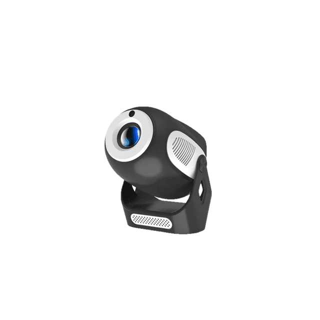 Mini Proyector Hy300x 4k Android 11 Wifi6 300ansi Malubero , Negro