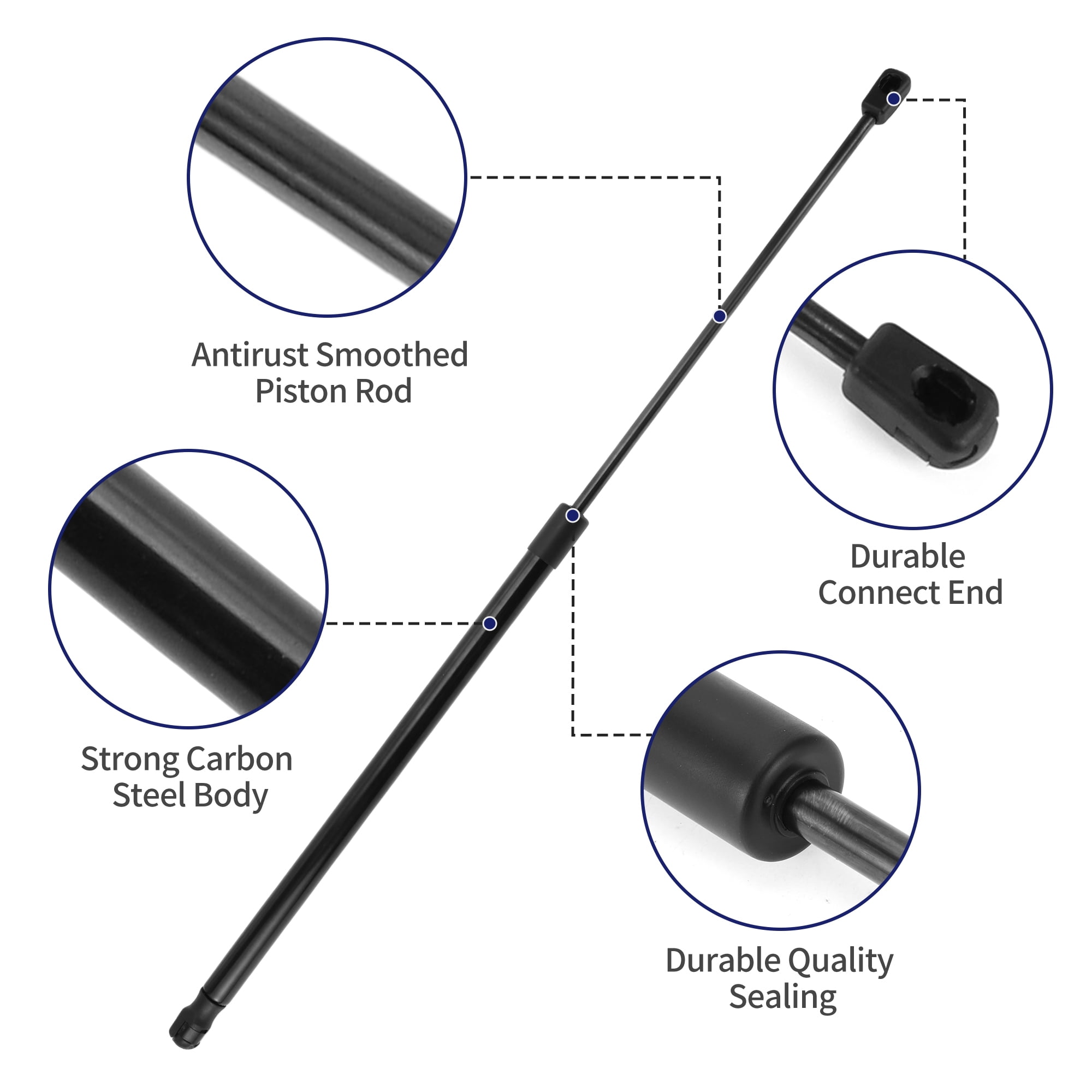 Unique Bargains 2Pcs Front Hood Lift Support Struts for Mercedes E-CLASS Sedan 2012-2014