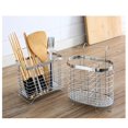 thumbnail image 5 of Clearance Rack under $5 Basket Tray Stainless Spoon Rest Stainless Sponge Holder Spoon Chopsticks Basket Utensil Drying Mesh Utensil Holder Chopstick Drying Rack Holder Brush Holder Appliance, 5 of 9