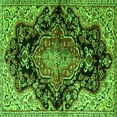 thumbnail image 1 of Ahgly Company Indoor Square Medallion Green Traditional Area Rugs, 6' Square, 1 of 1