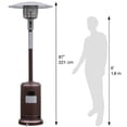 thumbnail image 4 of Blue Sky Outdoor Living 48,000 BTU Floor Standing Propane Outdoor Patio Heater, Bronze Hammered, 4 of 4