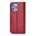 thumbnail image 4 of SaniMore for iPhone 14 Pro Max 6.7" Magnetic Flip Wallet Case, Soft TPU Internal Case with Card Slot & Multi-Angle Kickstand Shockproof Protective Case for Men Ladies, Winered, 4 of 7