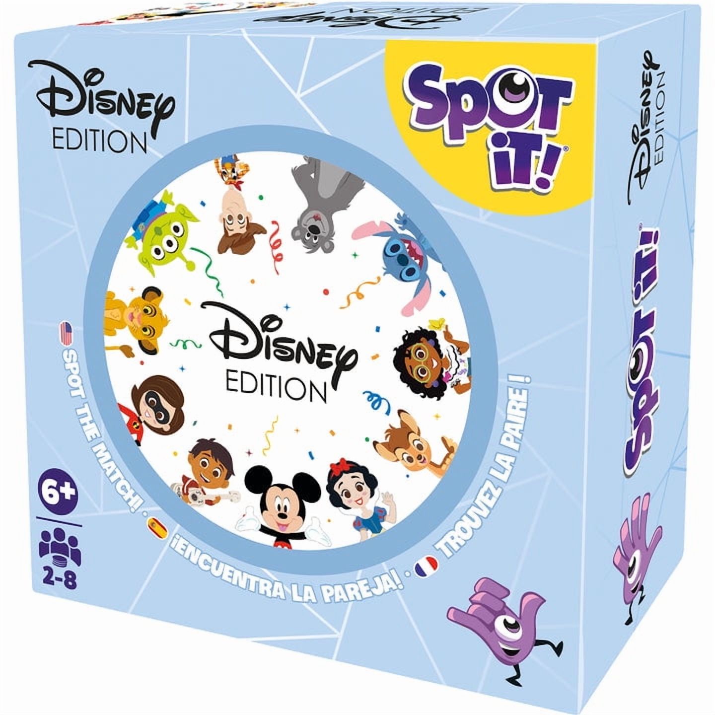 Spot It Disney Refresh Family Card Game for Ages 6+, from Asmodee