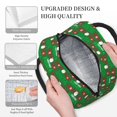 thumbnail image 3 of Balery Cute Santa And Ho Ho Ho Bolsa de Almuerzo para Mujeres, Caja de Almuerzo, Bolsa de Almuerzo Pequeña Impermeable, Tote de Almuerzo Reutilizable con Gran Capacidad, 3 of 6