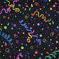 Joy Carpets 36R 12 x 6 ft. Neon Lights Rectangle Celebration Fluorescent Area Rug  Multicolor