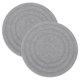 thumbnail image 1 of Platillos de diatomeas Uxcell para interiores de 7 pulgadas, bandejas de goteo de plantas de secado rápido para macetas, paquete de 2 en gris oscuro, 1 of 7