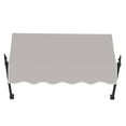 thumbnail image 2 of Awntech 4.375 ft New Orleans Fixed Awning Acrylic Fabric, Gray, 2 of 2