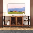 thumbnail image 2 of 80 Inch TV Stand, Metal Mesh Door / Organize Equipment in Bedroom, 2 of 7