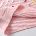 thumbnail image 4 of VNKIDY Girls Sweaters Baby Girls Boys Knitted Sweater With Lettering Colorful Sprinkle Embroidery Long Sleeve Crew Neck Pullover For Toddlers Casual Knitwear, 4 of 7