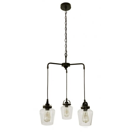 53523-FB Craftmade Lighting Trystan - Three Light Chandelier in Transitional Style - 22 inches wide by 22 inches high     -Traditional Installation