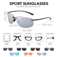 thumbnail image 4 of Gafas Deportivas JIM HALO TR90 Sin Montura UV400 para Hombre y Mujer, 4 of 8