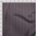 thumbnail image 3 of oneOone Georgette Viscose Gray Fabric Red Insect Sewing Material Print Fabric By The Yard 42 Inch Wide, 3 of 4