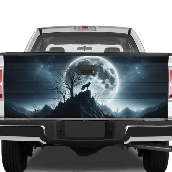 Lotusprinthandmade Wolf Tailgate Wrap
