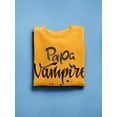 thumbnail image 3 of Papa Vampire Sweatshirt Men - Men Sweatshirt, 3XL, 3 of 4