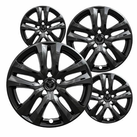 18 inch Gloss Black ABS Wheel Skins Set Compatible with 2018-2019 Ford Explorer & Impostors for 10182 Wheel Series