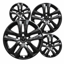 18 inch Gloss Black ABS Wheel Skins Set Compatible with 2018-2019 Ford Explorer & Impostors for 10182 Wheel Series