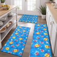 thumbnail image 2 of Pioneer Flower Floral Print Pattern Kitchen Rugs Sets Of 3,Kitchen Runner Rugs Non Skid Washable,Decorative Kitchen Floor Mats for Kitchen,Sink,Laundry,17X30 Inch + 17X47 Inch + 17X59 Inch, 2 of 6