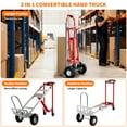 thumbnail image 5 of TEQIN Folding Hand Truck Dolly,770 Lb Capacity, Heavy-Duty Hand Truck With Wheels For Moving Heavy Loads In Warehouses, Offices, Homes, And Shopping, 5 of 5