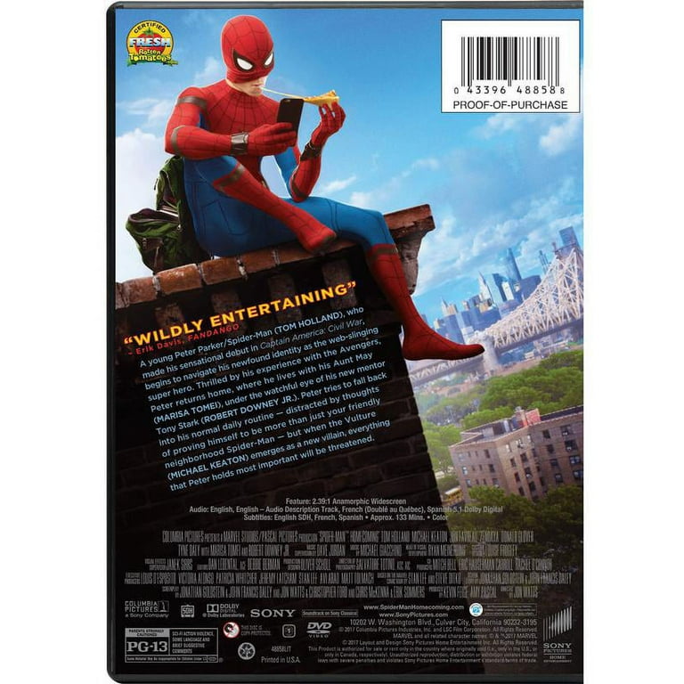 Spider-Man: Homecoming (DVD) 