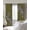 Green, Black, White, Brown, variant on Beige Leopard Blackout Curtains for Bedroom/Living Room, Thermal Insulated Kitchen Curtains, Wild Animals Modern Rustic Abstract Grommet Darkening Window Treatment Drapes 27.5"x39"x2