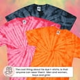 thumbnail image 3 of Daresay Tie Dye Style T-Shirts Women - Fun, Multi Color designs Tops, 3 of 7