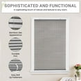 thumbnail image 4 of PowerSellerUSA Oval Cordless Blinds, Roll-Up Roller Shades for Windows and Doors, Light Filtering and Shades Privacy Window Treatment for Home - 36" (Width) x 72" (Length) Silver/Tan, 4 of 9