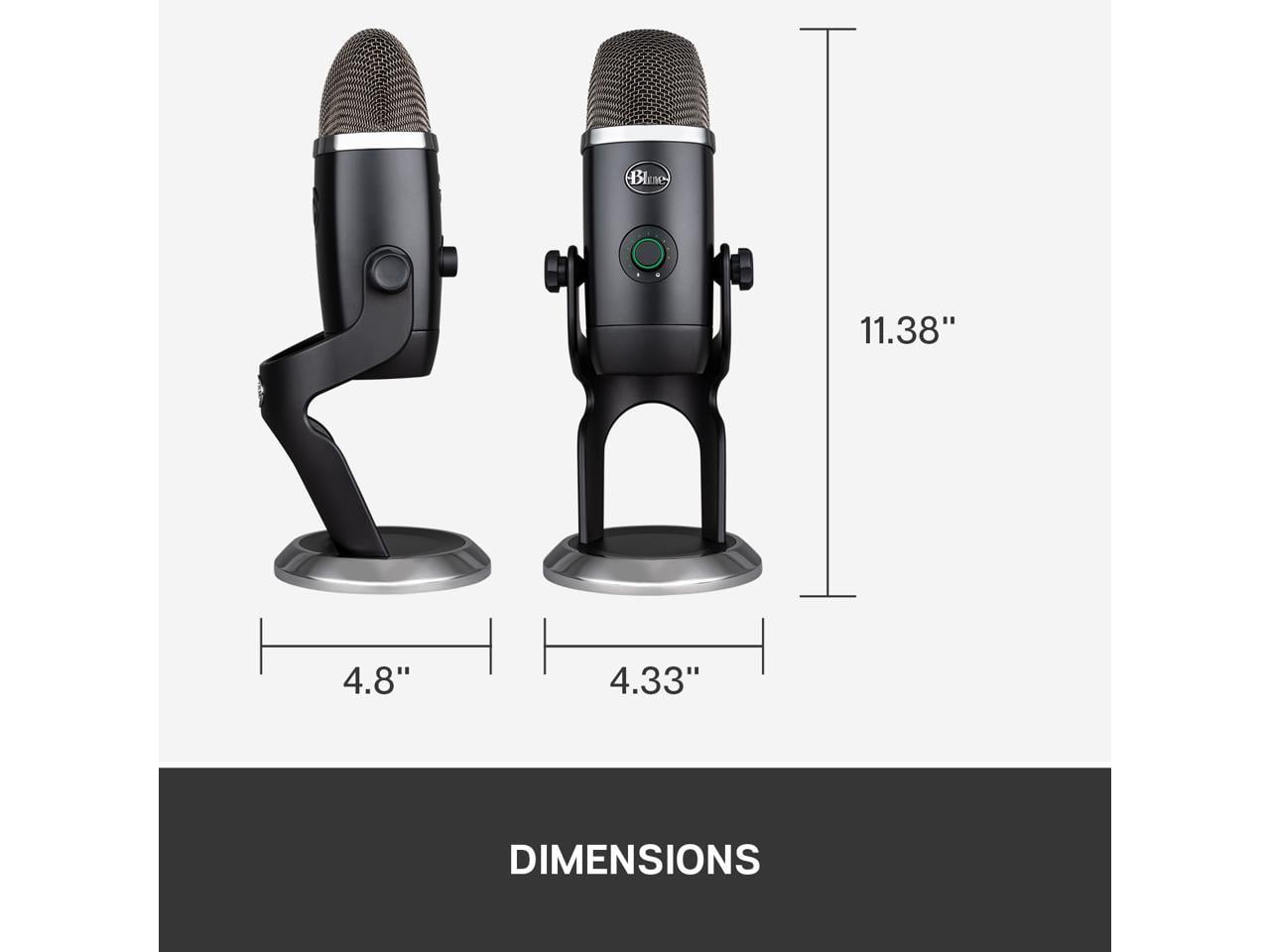 Blue Yeti X Pro USB Condenser Mic for PC & Mac - Gaming, Streaming 