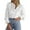 White, variant on Women's Dressy Casual Lace Blouse Long Sleeve Button Up Shirts Tops Spring Fall Fashion Clothes Floral Tops White XL