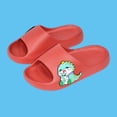 thumbnail image 2 of IVEYRTF Kids Slides Shoes Non Slip Thick Sole Casual Solid Color Home Slippers Bathroom Indoor Summer Comfort Breathable Slide Sandals, 2 of 7